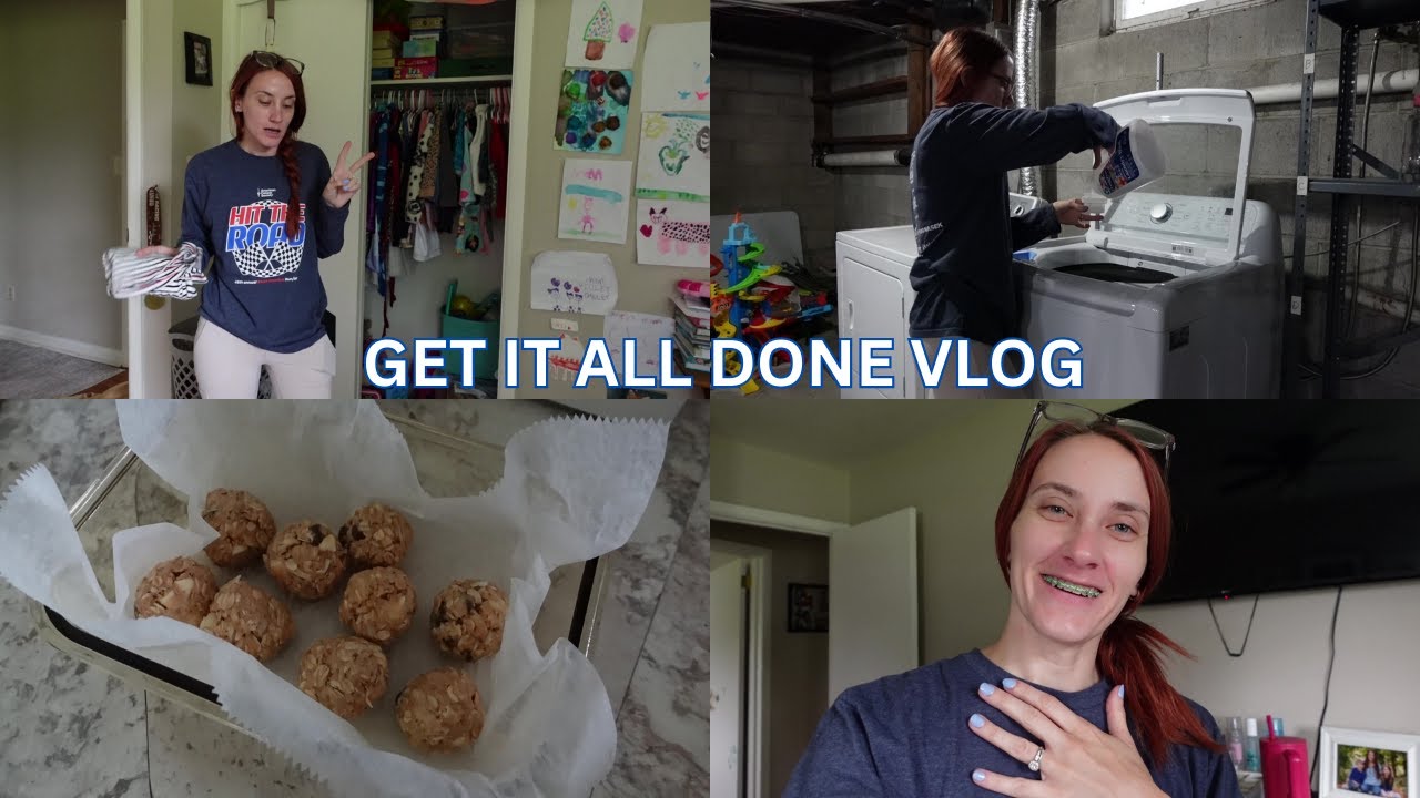 VLOG | Closet clean out| Protein balls| Couch clean 🧼🌼