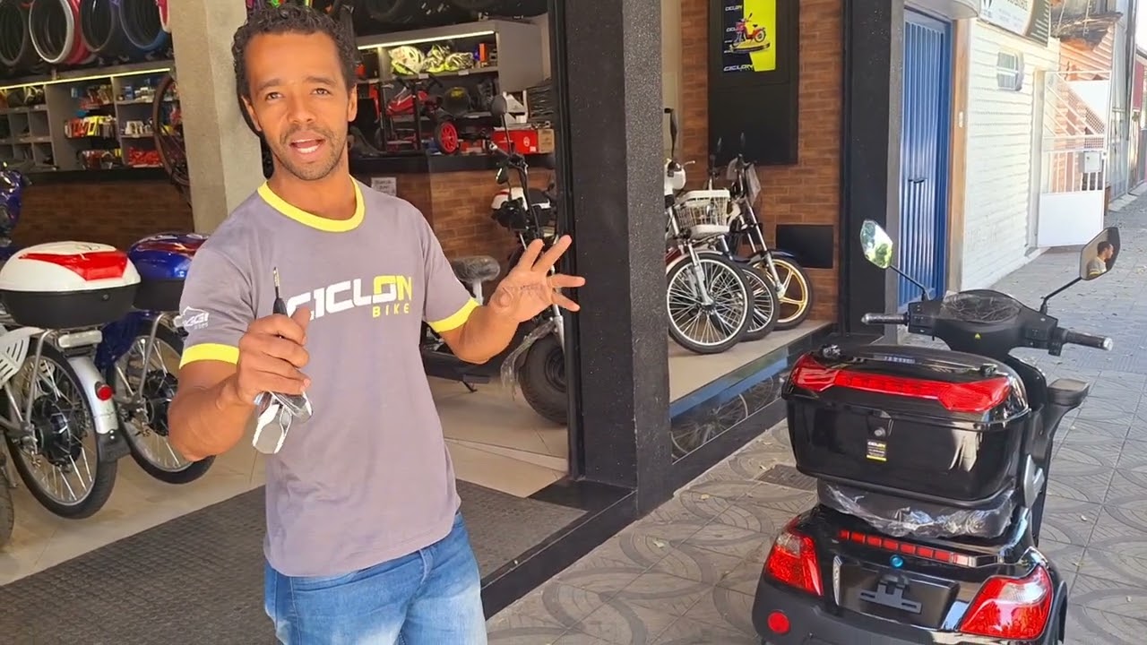 Triciclo Elétrico Plus Zeus Alpha 1000w