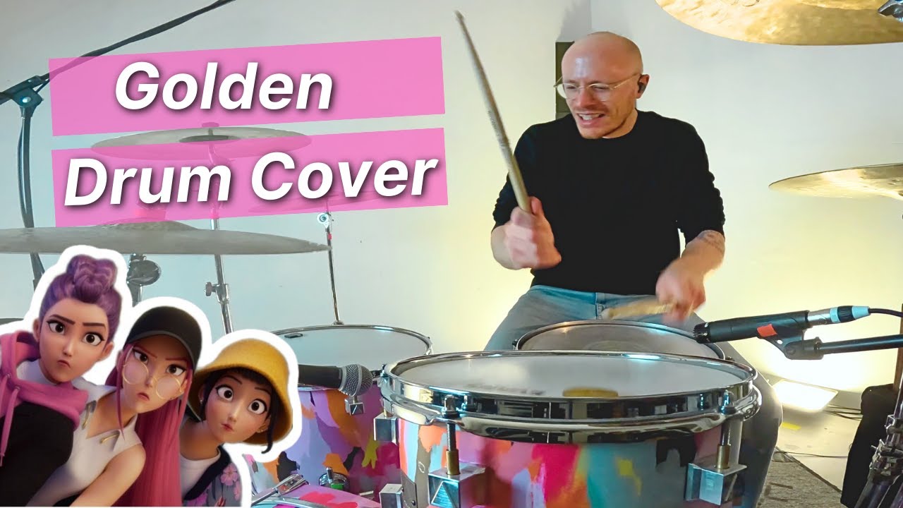 GOLDEN - HUNTRIX (K-Pop Demon Hunters) | DRUM COVER