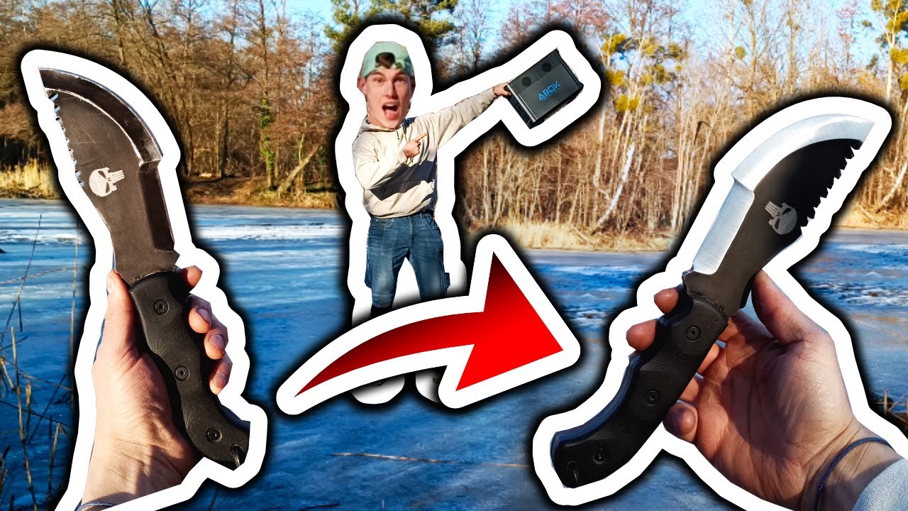 Alles OHNE Werkstatt | Outdoor Messer-Bearbeitung