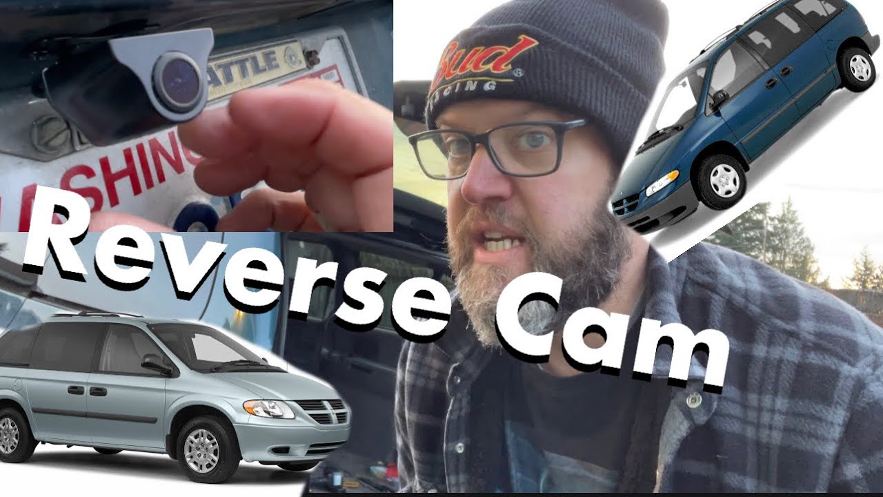 Rearview Camera Ol' Dodge Caravan / Town & Country / Plymouth Voyager Reverse cam installation video