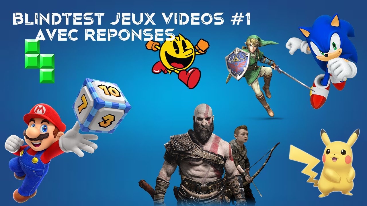 Blindtest Jeux Vidéos#1 47 extraits avec réponses #blindtest