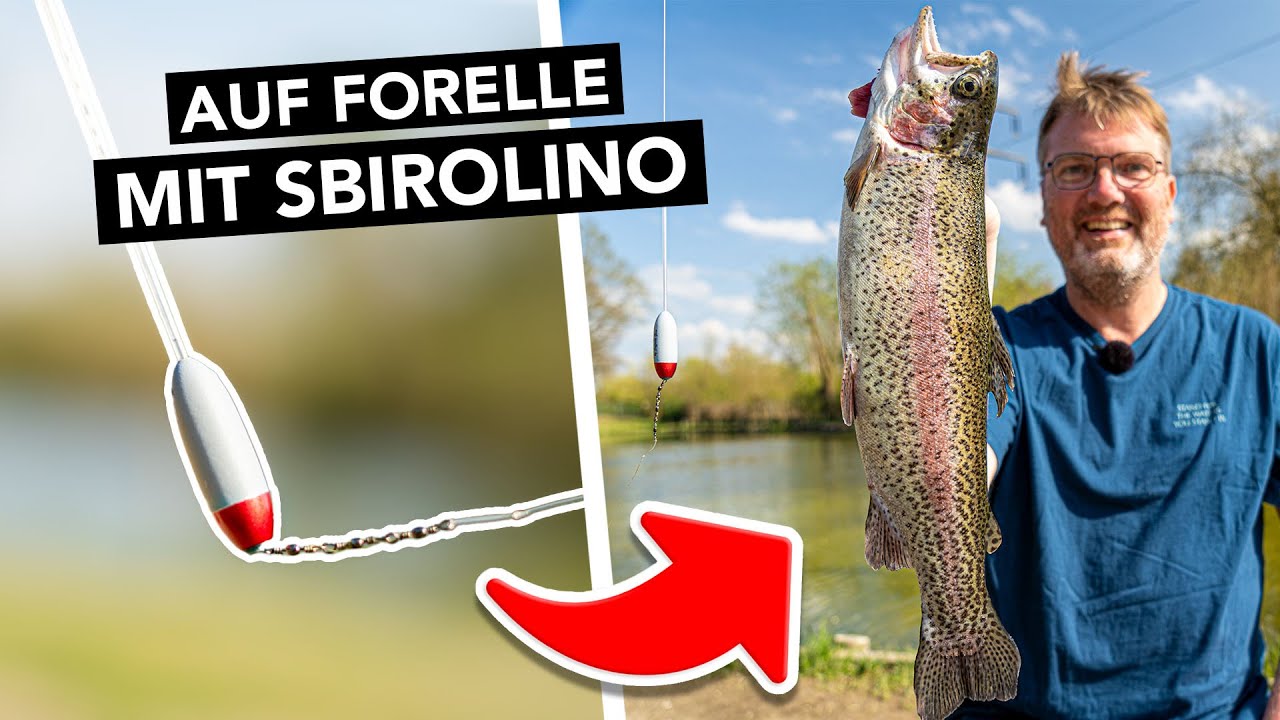 So fängst du FORELLEN mit Sbirolino! 🎣 (inkl. Montage, Köder & Technik)