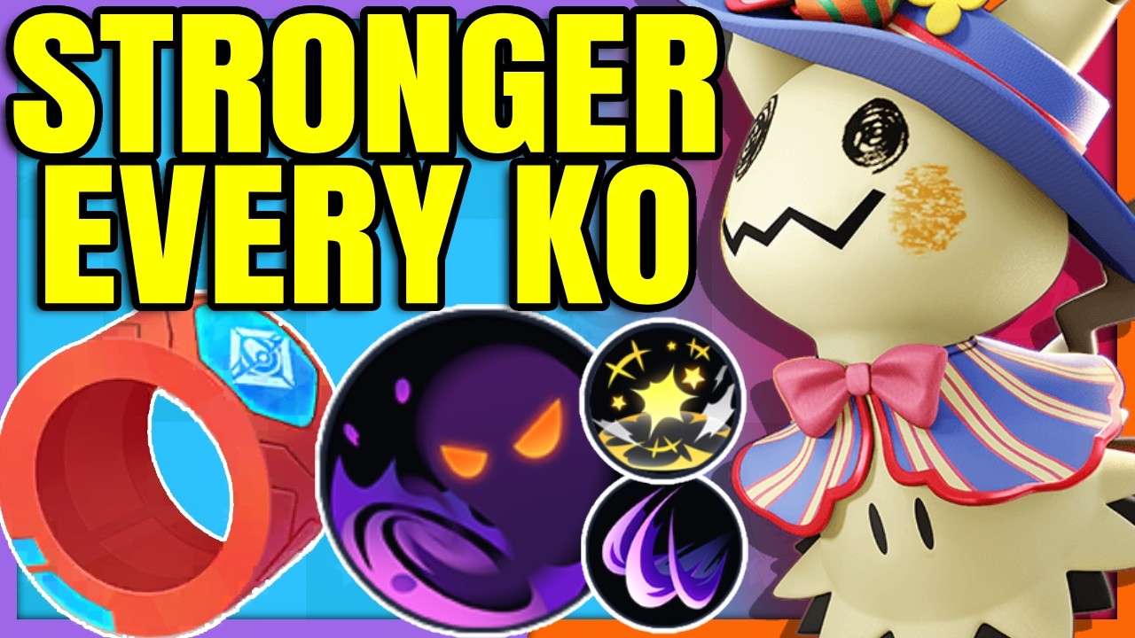 More Damage with every SHADOW SNEAK KO is what MIMIKYU wants | Pokemon Unite
