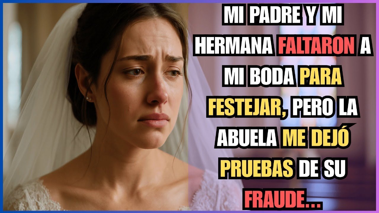 MI PADRE y MI HERMANA Faltaron a Mi Boda Para Festejar, Pero La Abuela Me Dejó Pruebas De Su Fraude.