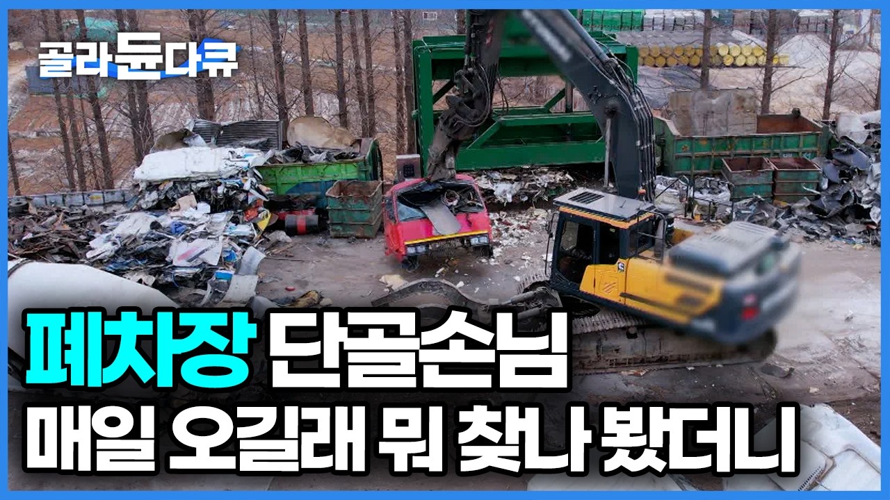 한국인 뿐만 아니라 외국인들도 매일 찾아와 무언갈 찾는다. 최대 80%까지 저렴하게 구매할 수 있는 폐차장 부품｜극한직업｜#골라듄다큐