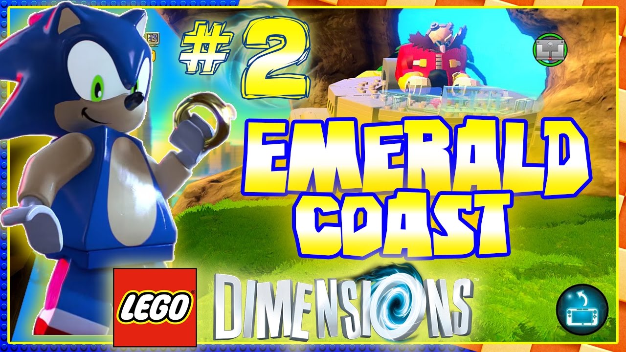 ABM: Sonic Dimensions - Emerald Coast & Dr Eggman!! Lego Dimensions Walkthrough 2! (60FPS)