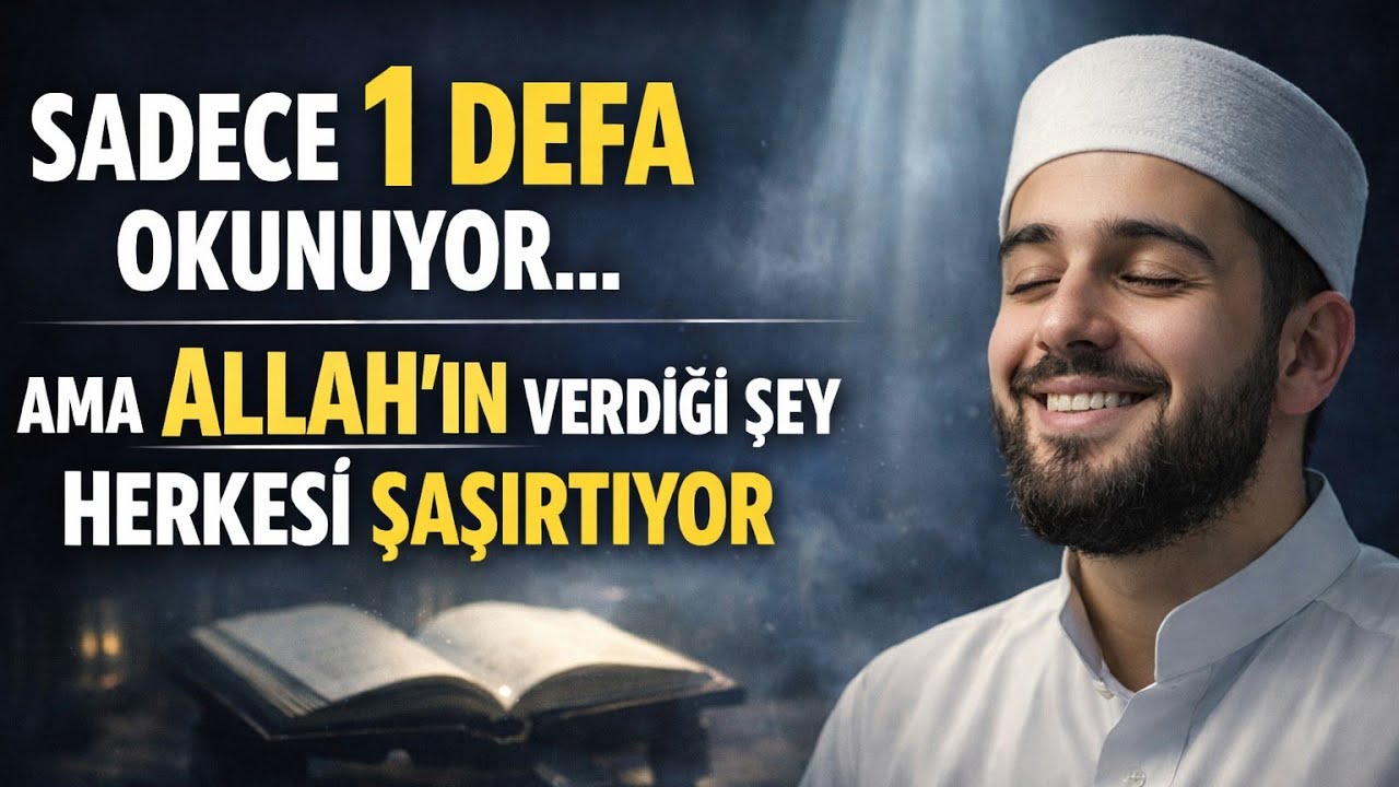 Sadece 1 Defa Okunuyor… Ama Allah’ın Verdiği Şey Herkesi Şaşırtıyor -Volkan Aksoy