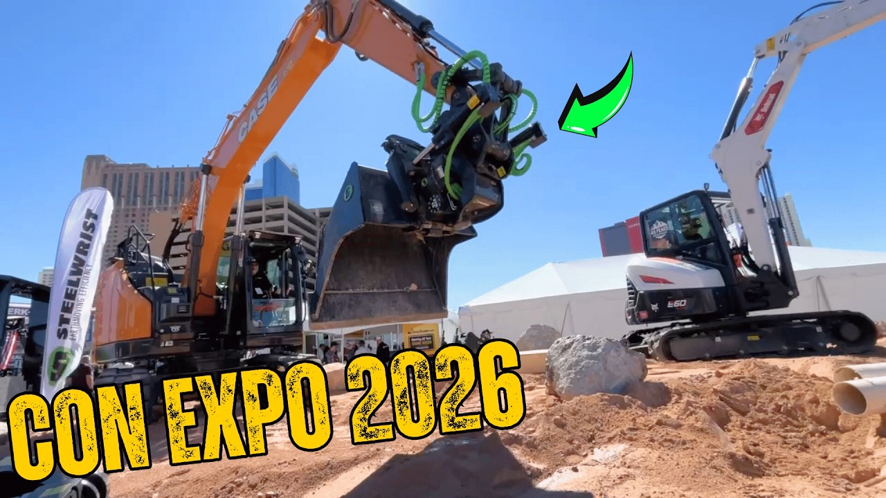 CONEXPO 2026 — Крупнейшая в Америке выставка строительной продукции! (День 1)