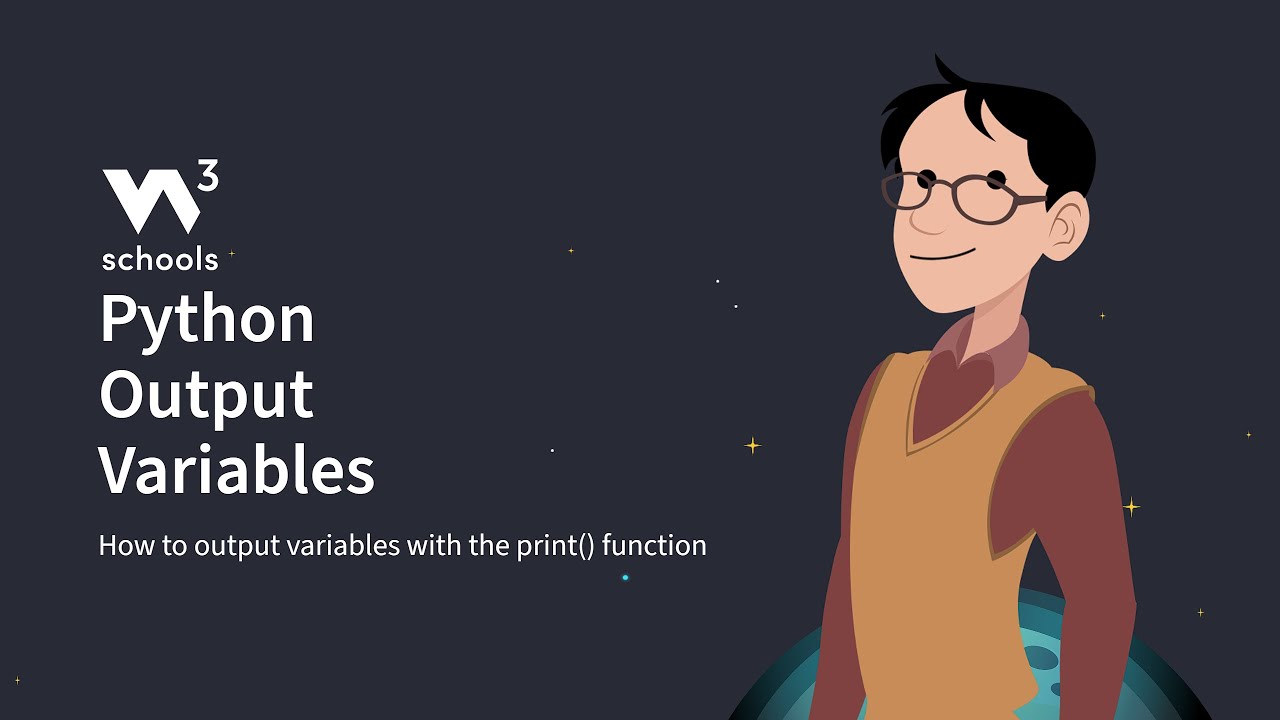 Python - Output Variables with print() - W3Schools.com