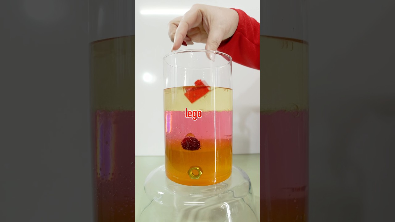 Mind-Blowing Liquid Density Experiment with Oil, Water & Honey! 🔬🧪