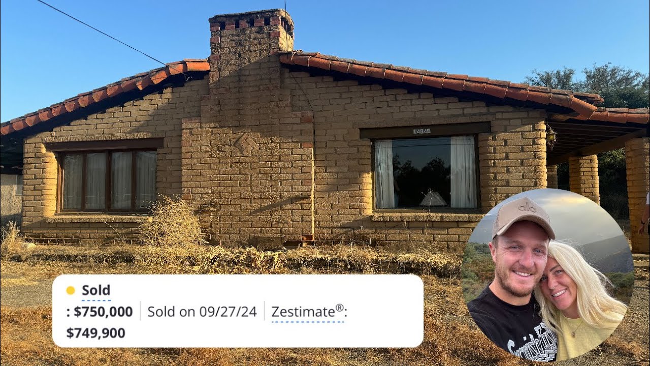 Buying a 1948 adobe mud brick home in California for $750k. The Renovation begins.