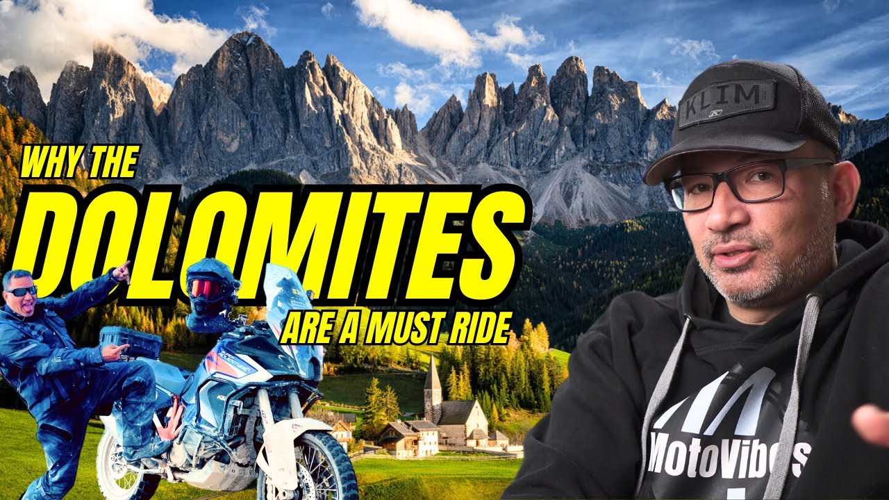 WHY the DOLOMITES are a MUST-RIDE for Motorcycle Enthusiasts // Best Motorcycle Roads Europe