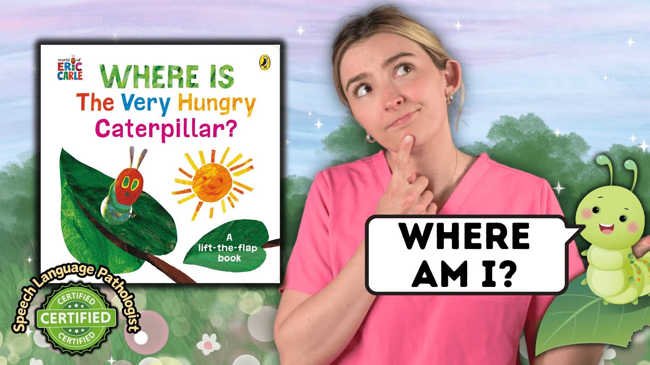 Where Is the Very Hungry Caterpillar? | Interactive Lift-the-Flap Book Read-Aloud for Toddlers
