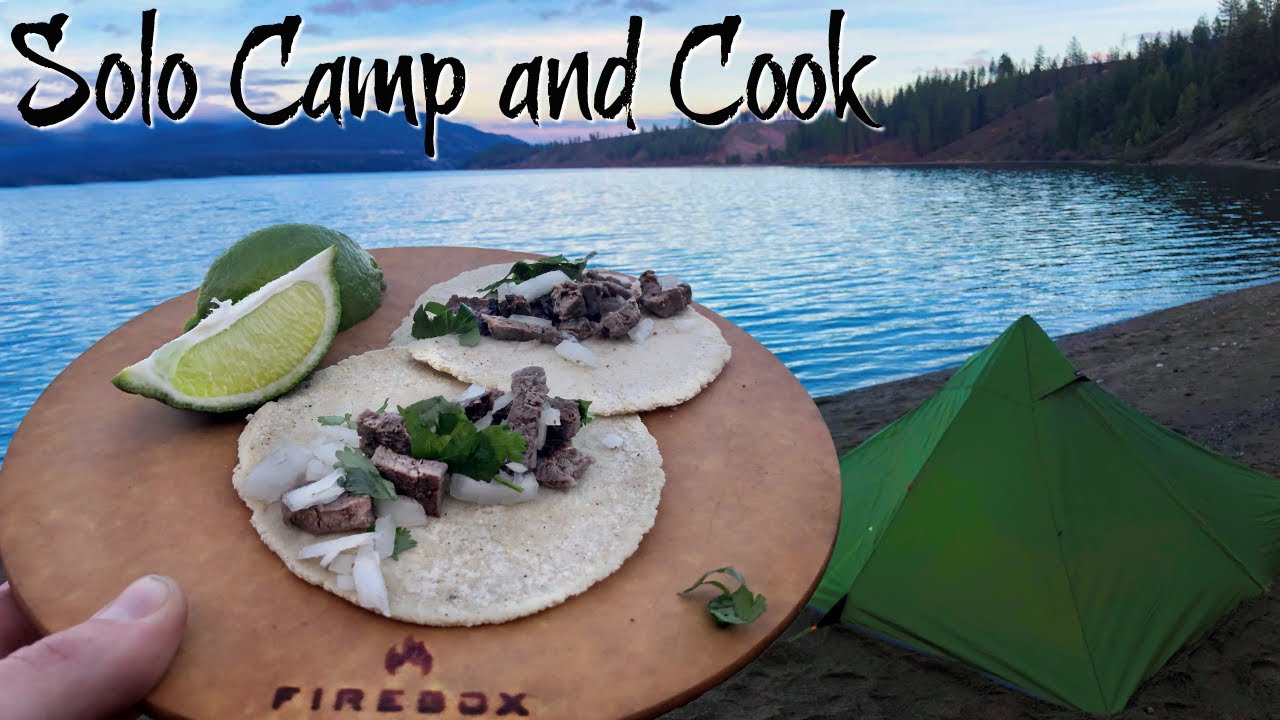 Overnight Camping On Lake Shore