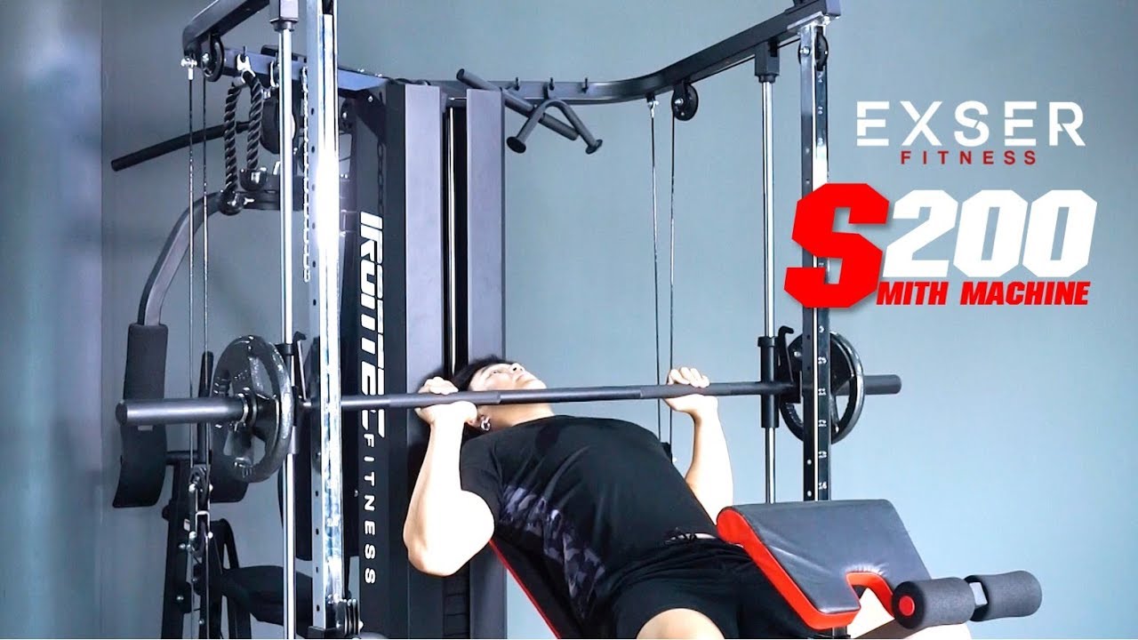 S200 - รวมท่าเล่น - สมิท แมชชีน Smith Machine รุ่น S200™ ยี่ห้อ IRONTEC®