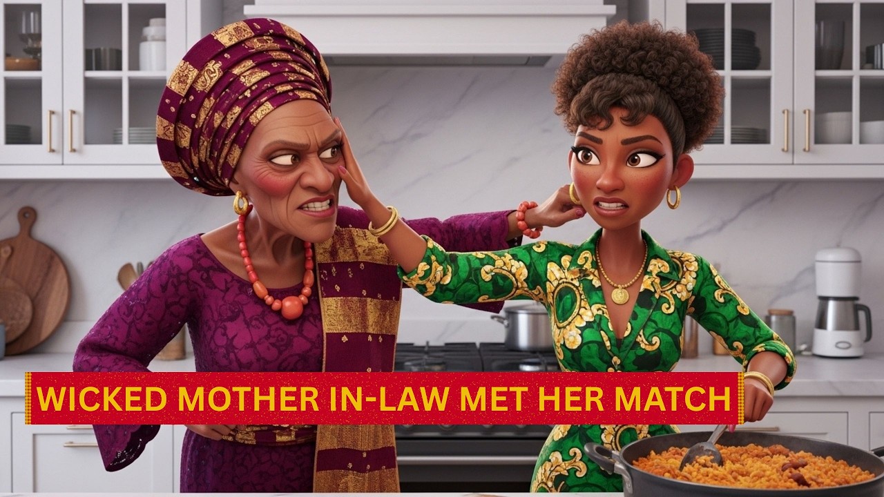 Wicked Mother In-Law Meets Her Match Part 2..😂😭#africanfolktales #nigerianstories #folktales