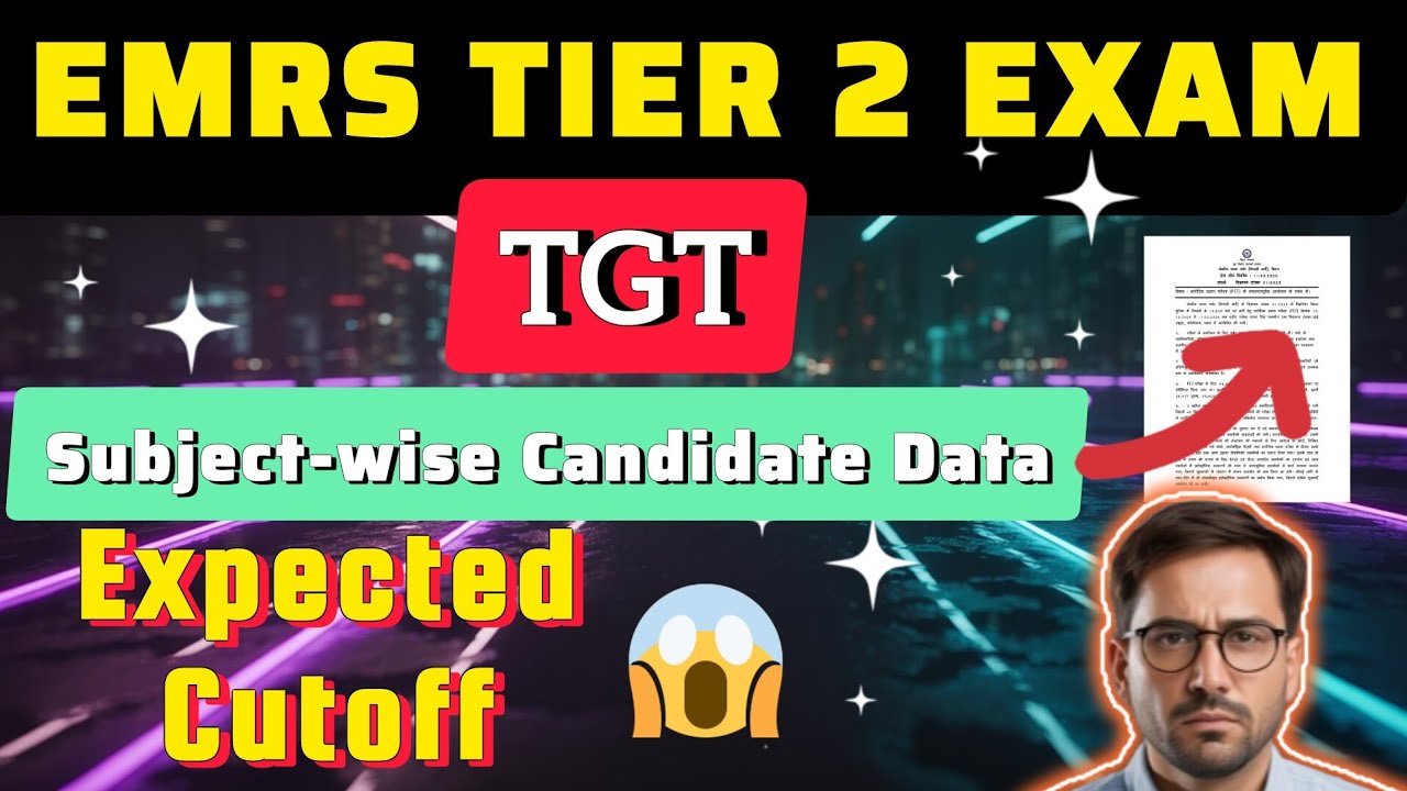 EMRS TIER-2 TGT ALL SUBJECT 🎯 SAFE SCORE🧐TGT EXPECTED CUTOFF 🧐 ANSWER KEY ‼️#emrs