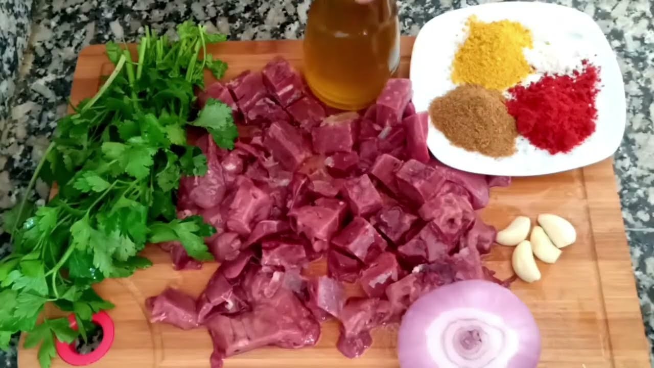 طاجين بكبد الدجاج اقتصادي ولذيذ امشرمل على حقو وطريقو 