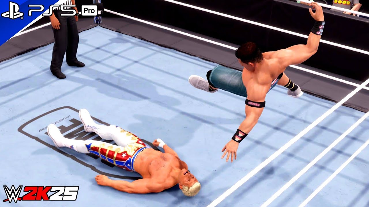 WWE 2K25 - Cody Rhodes Vs John Cena - Undisputed Championship Match | PS5 Pro [4K 60 FPS]