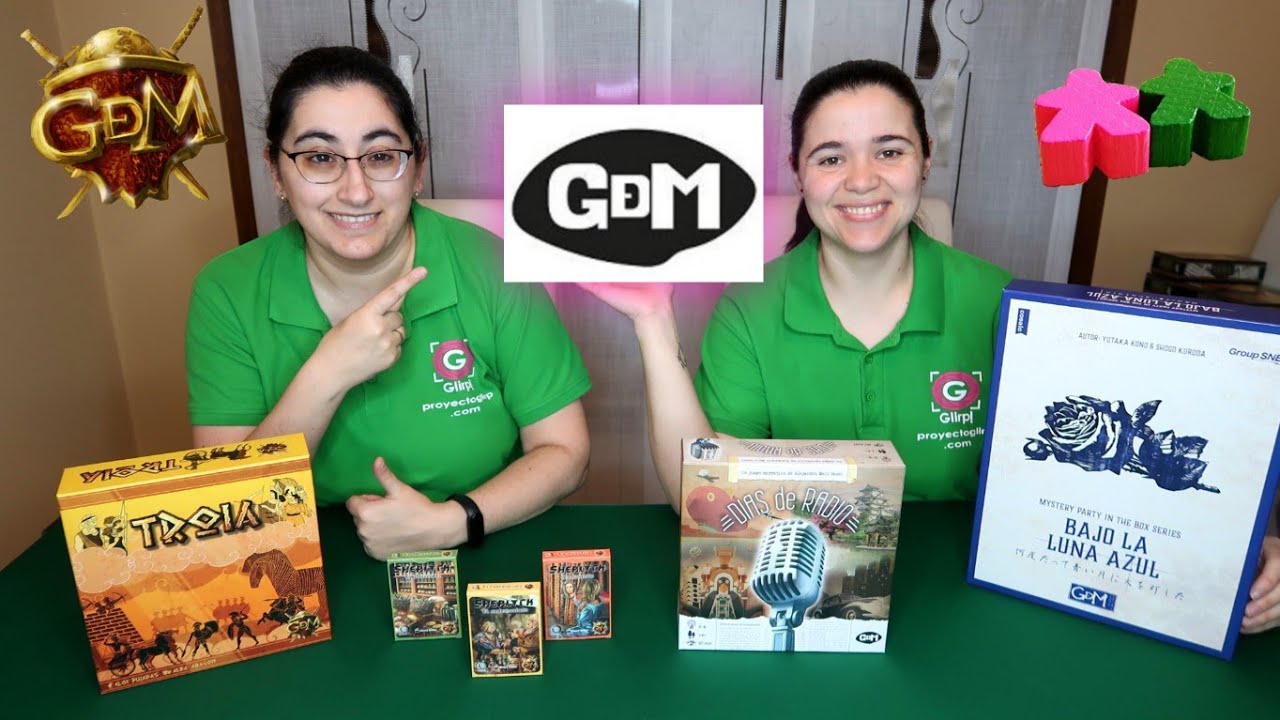 Unboxing juegos GDM. &iexcl;Bienvenidos al canal!