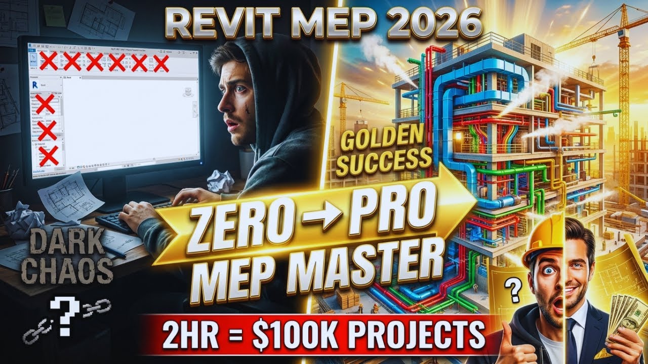 Revit MEP Full Course 2026 Zero to Pro Project Modeling (2Hr Guide)