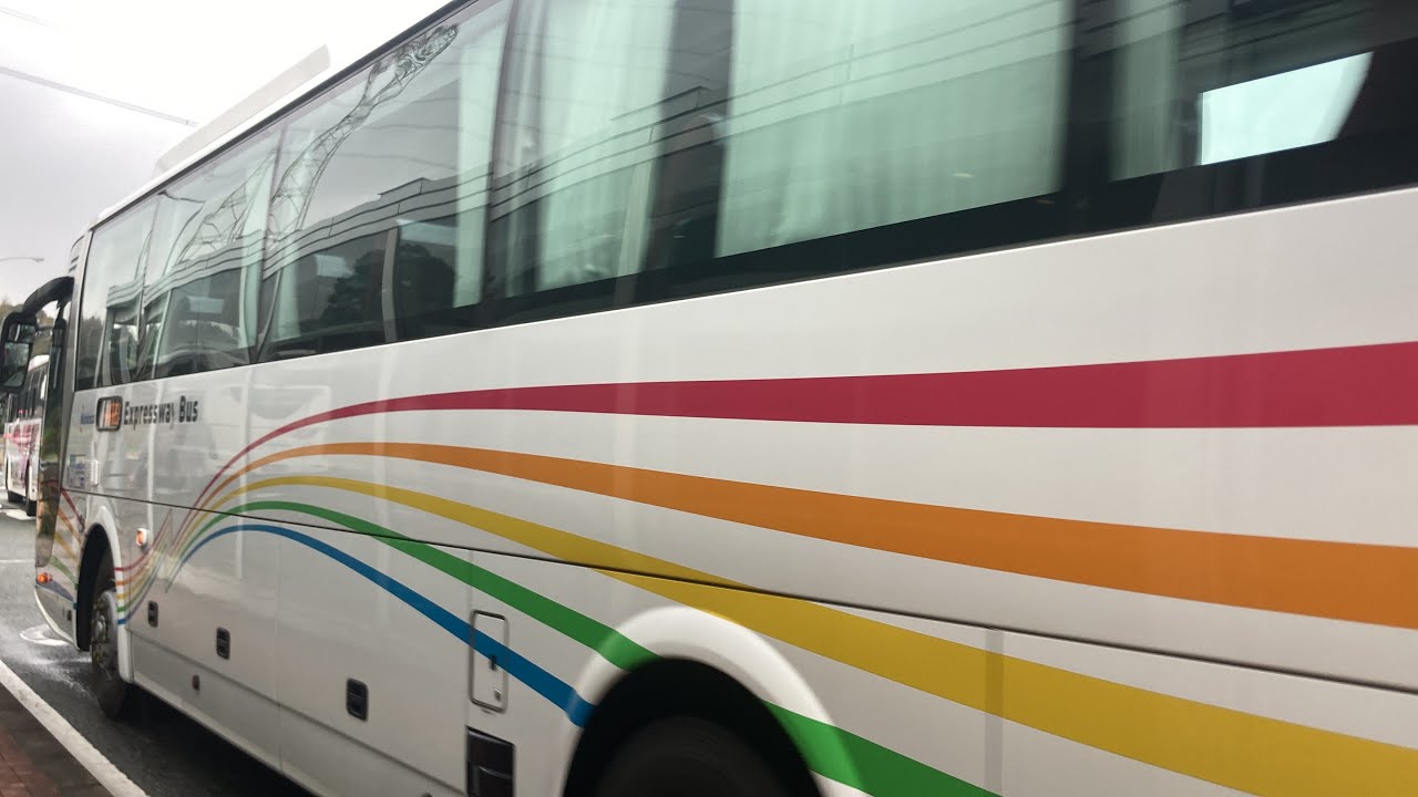 高速バス前面展望 車窓 博多駅BT・天神高速BT→高速基山/ ひた号(西鉄)博多BT746発(日田営業所行)