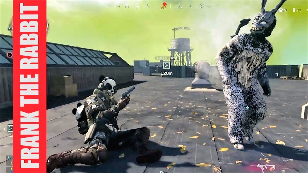 SKY IS FALLING FINISHING MOVE (DONNIE DARKO BUNDLE) WARZONE FRANK THE RABBIT EXECUTIONS(PART 2)