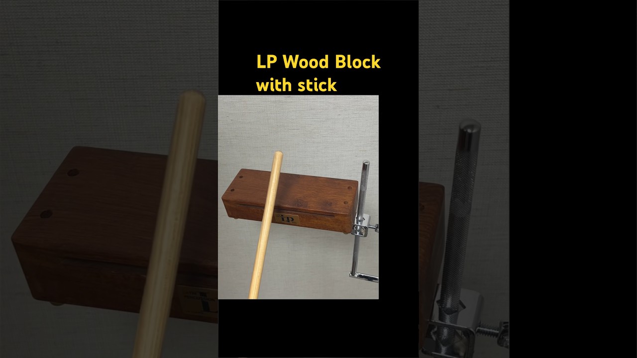 LP Wood Block with stick