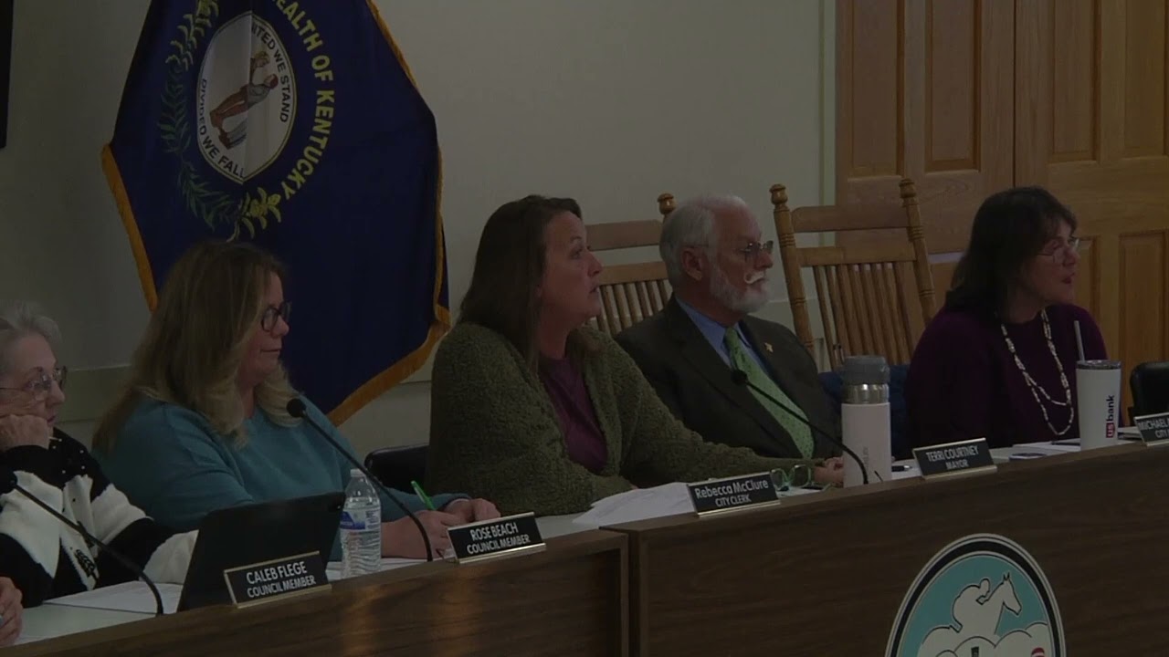 Walton City Council Meeting April 2025