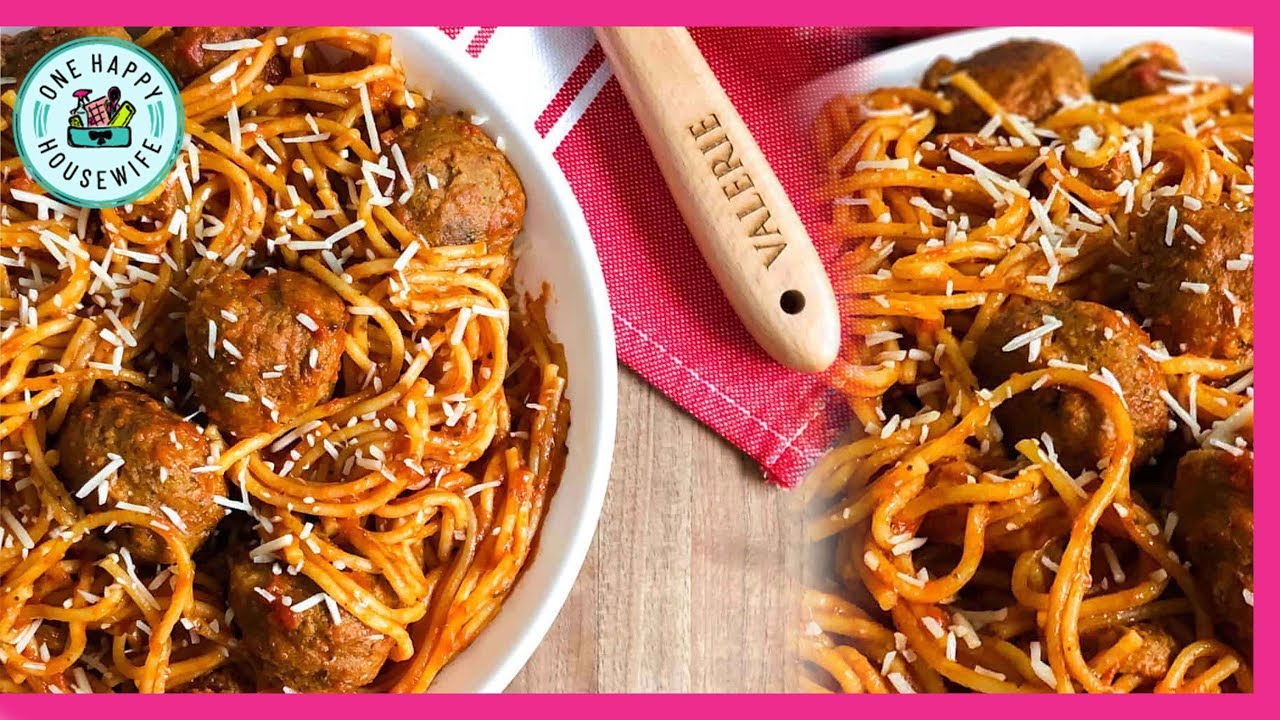Instant Pot Spaghetti and Meatballs