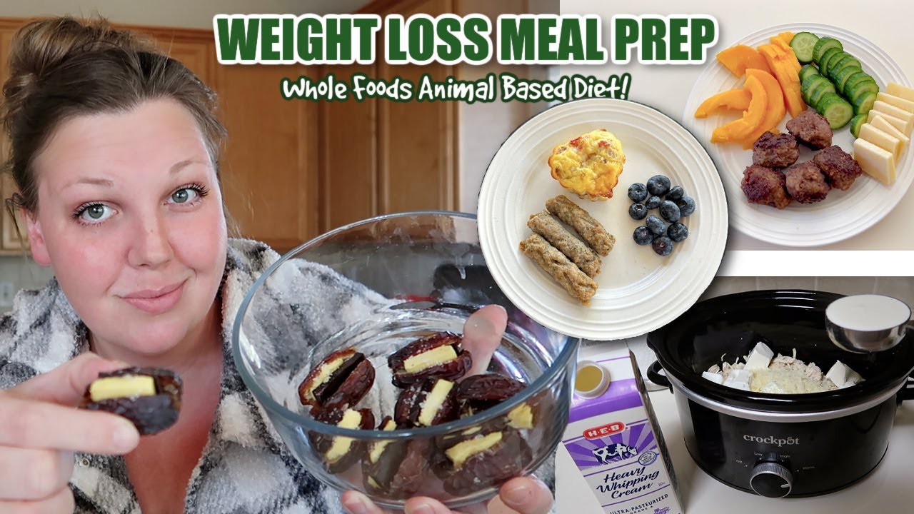 Healthy Meal Prep for Weight Loss! Low Carb Crockpot Meal | Whole Foods Animal Based Diet
