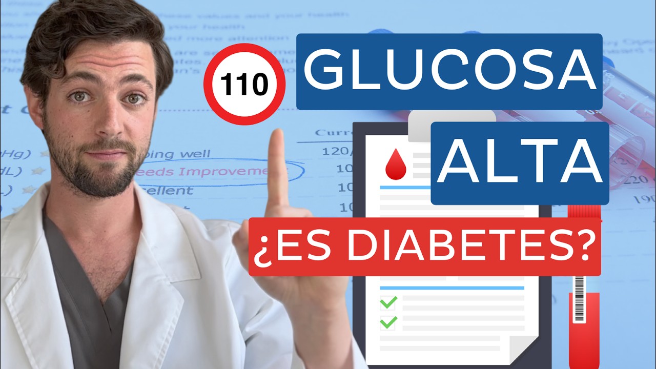 ¿Si me sale GLUCOSA ALTA, ya es DIABETES? 🩸📄