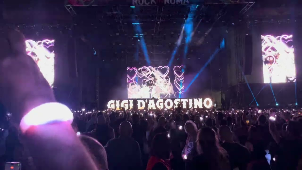 Gigi d’Agostino Live concert Rock in Roma 3/7/2024