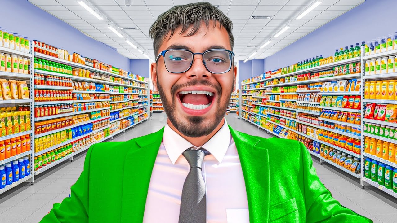 Our Supermarket is HUGE From The Inside Now - Supermarket Simulator - Part 17