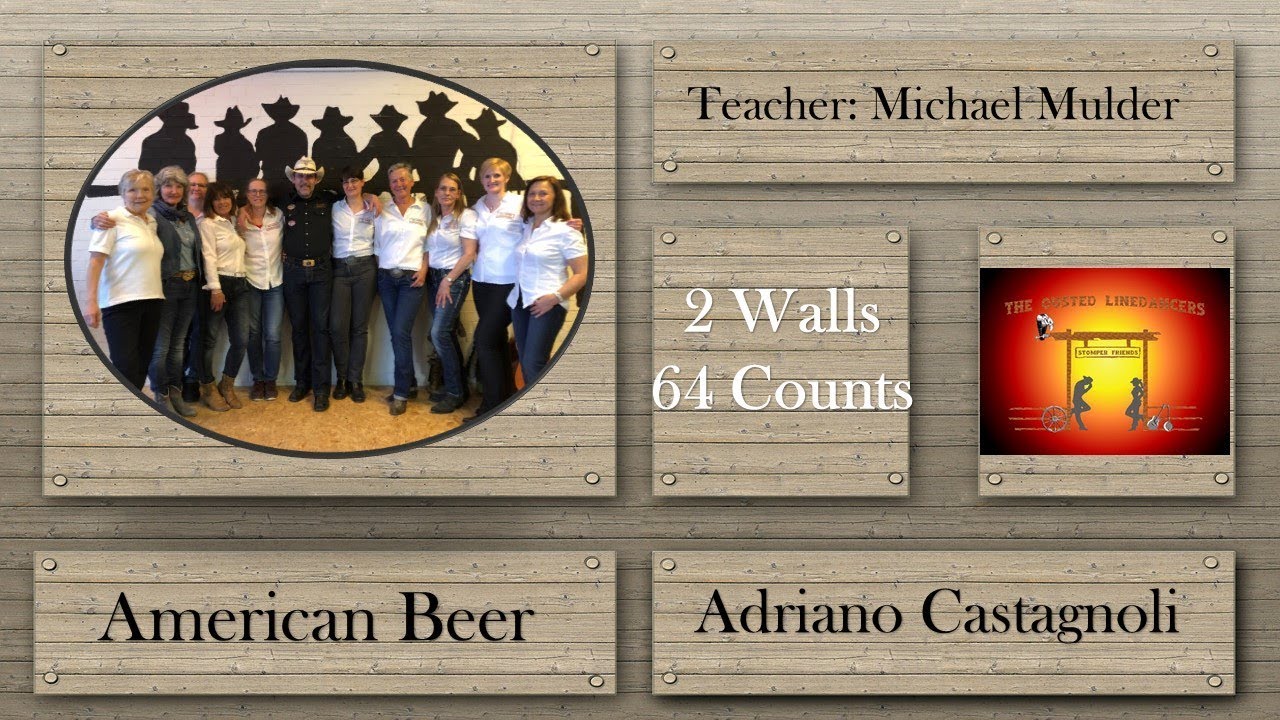 Line Dance American Beer (Teach), Choreo: Adriano Castagnoli