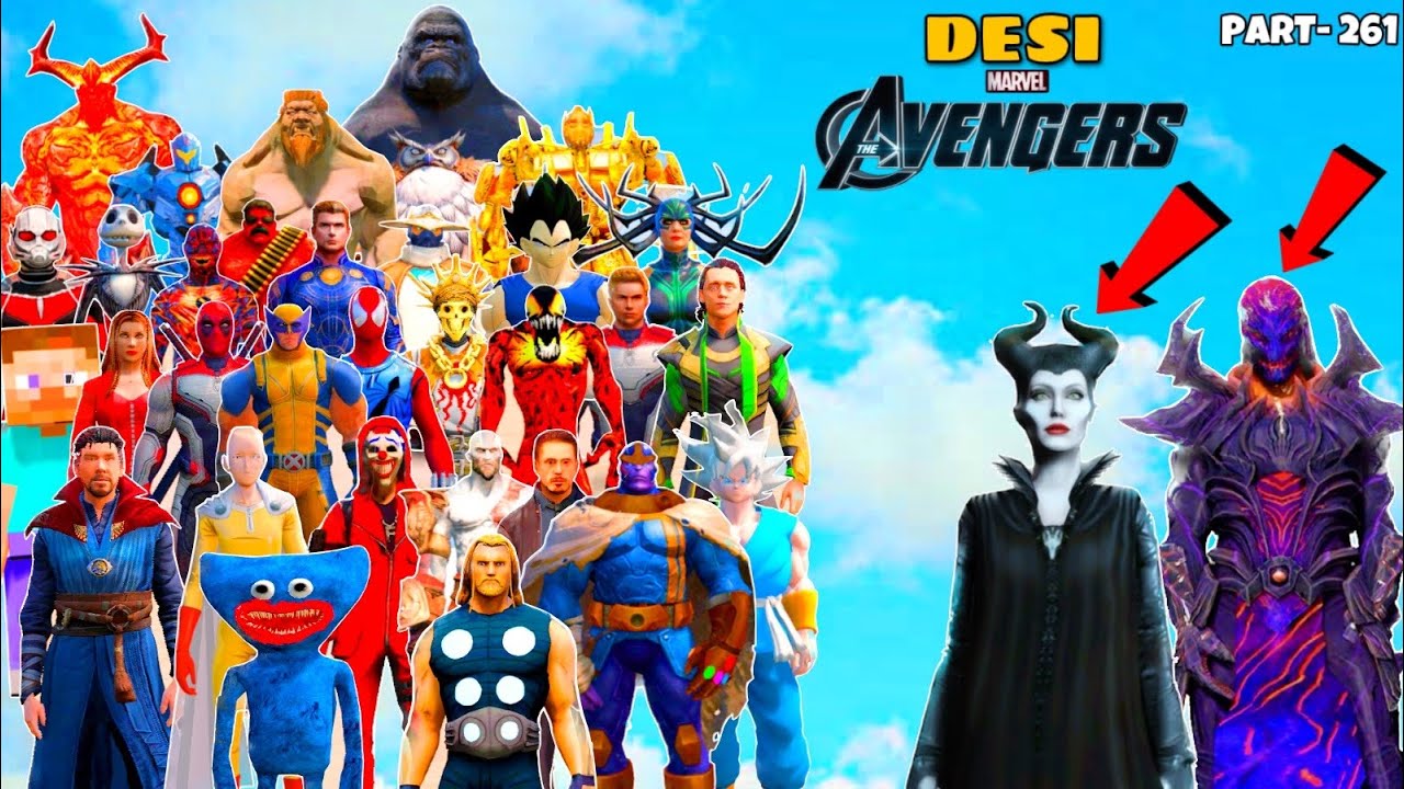 DESI Avengers and Surtur Could not Save GOD QUEEN Attacked by Monsters in GTA 5 | GTA V #261