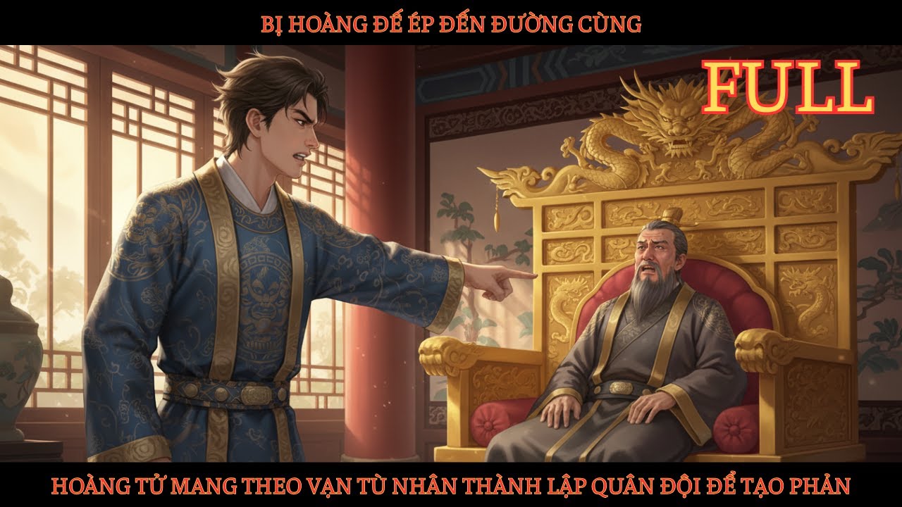 FULL: BỊ HOÀNG ĐẾ ÉP ĐẾN ĐƯỜNG CÙNG, HOÀNG TỬ MANG THEO VẠN TÙ NHÂN THÀNH LẬP QUÂN ĐỘI ĐỂ TẠO PHẢN