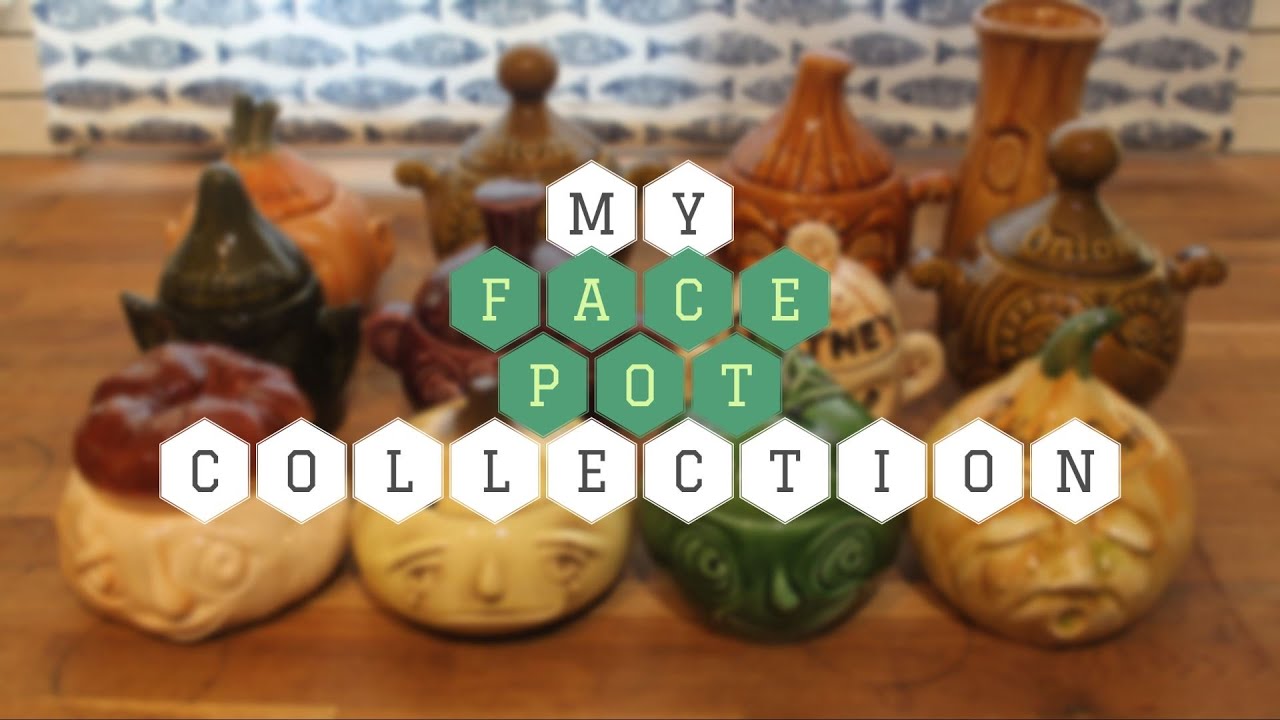 💎 ❤️My English Face Pot Collection 🏺 (SylvaC, Price & Kensington, Sadler and Toni Raymond Pottery)