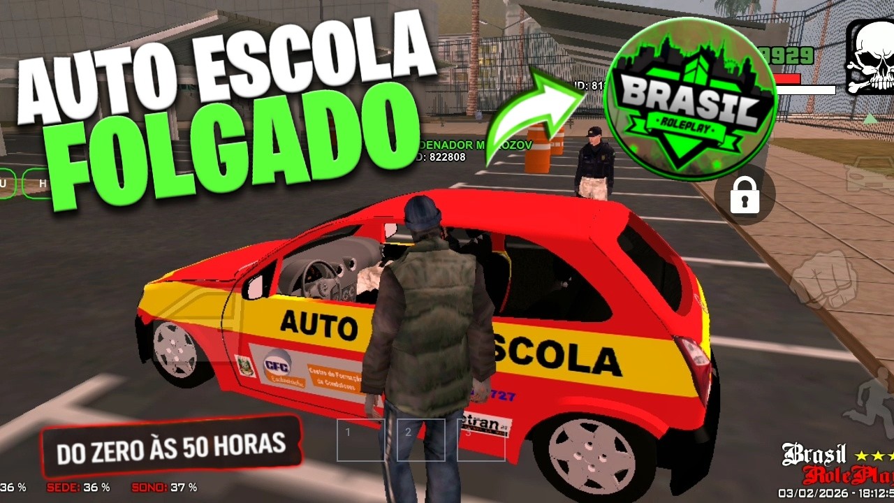 FUI TIRAR CNH E PERDI A PACIÊNCIA 😡 DETRAN FOLGADO BRASIL ROLEPLAY GTA SAMP