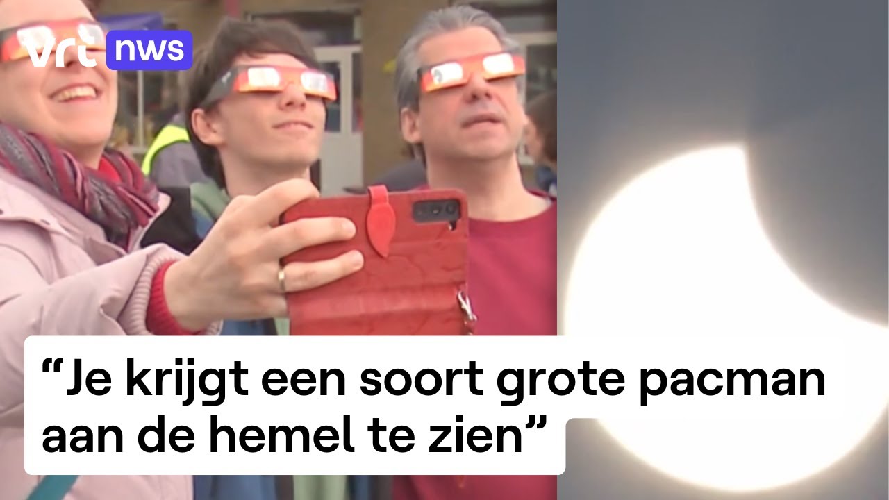 Helder weer is unieke meevaller voor gedeeltelijke eclips in ons land