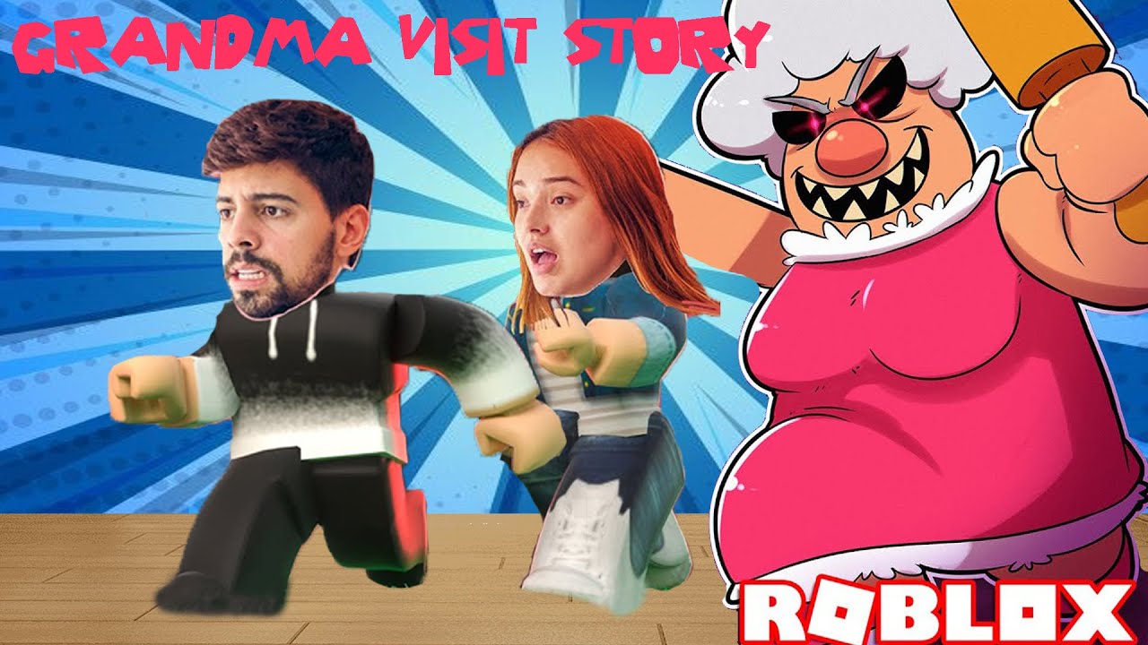 Roblox - FUGINDO DA VOVÓ DO MAL SONÂMBULA (Grandma Visit Story)