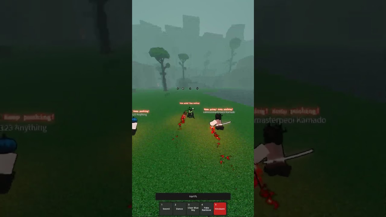Rogue Demon Quadruple Hinokami |  #demonslayer #roblox #roguedemon