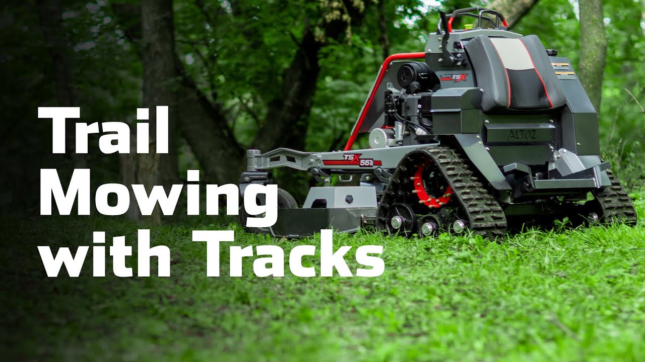 Mowing trails and Off-Road Terrain with Altoz tracked zero-turn mowers! TSX & TRX get it done