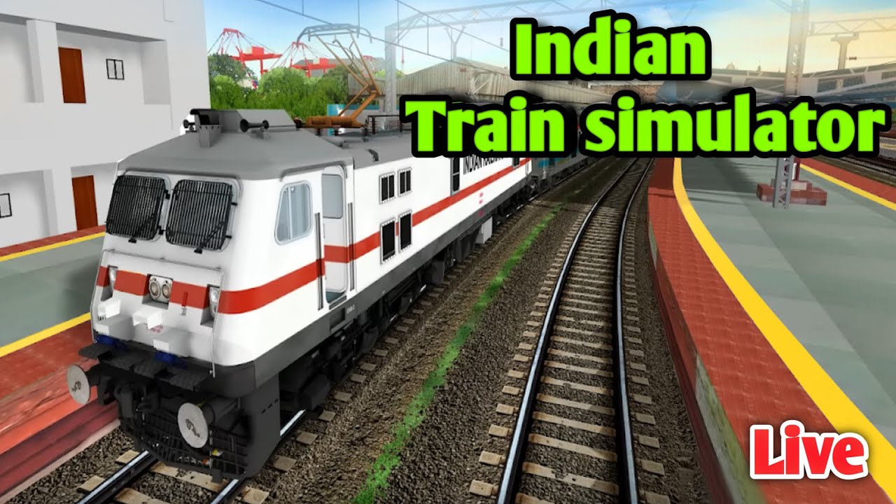 Indian train simulator game play Live