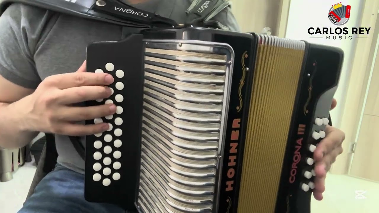 Oye bonita (Diomedes Díaz y Colacho M.) | Tutorial Acordeon Nivel Inicial | Carlos Rey Music