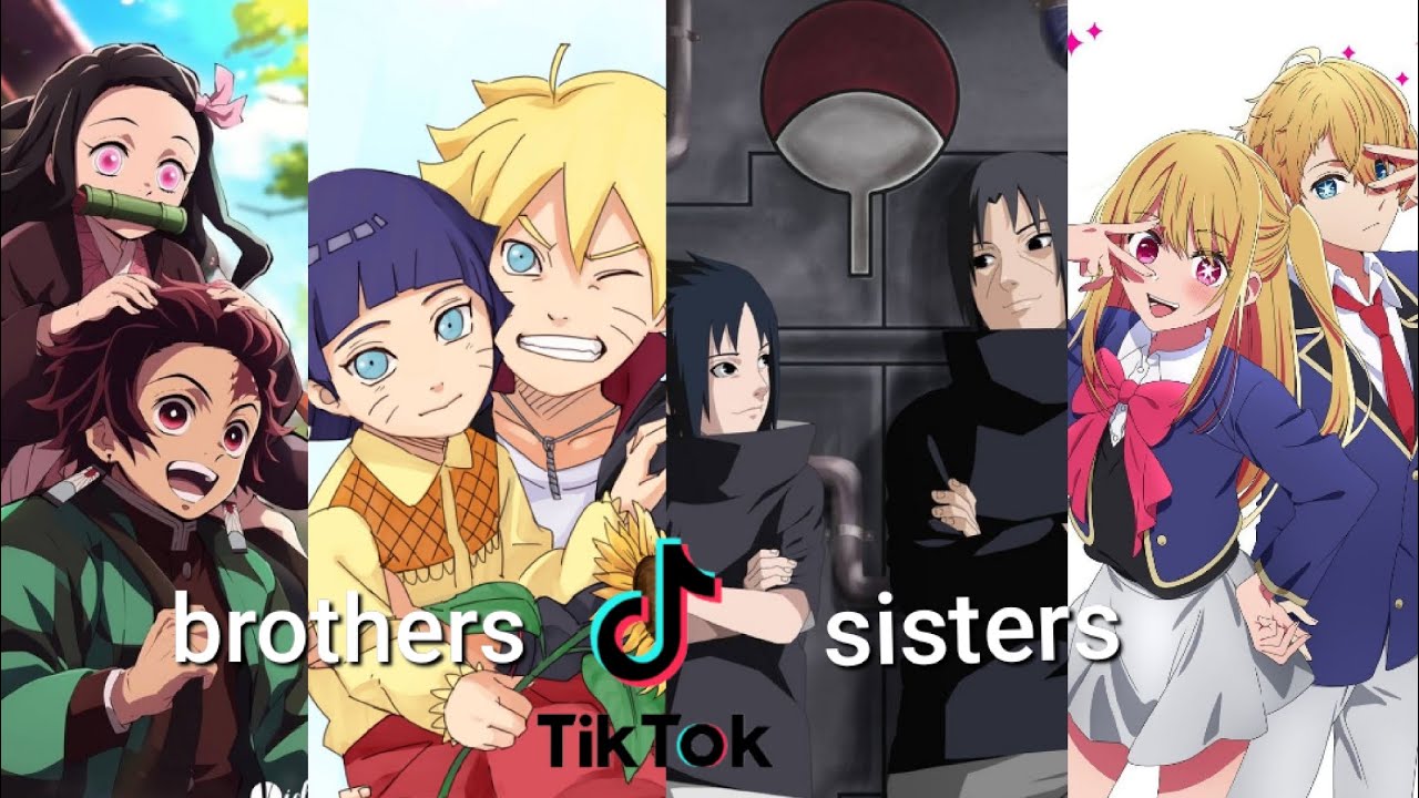 ANIME BROTHERS TIKTOK COMPILATION #anime#foryou#reaction#respect#tiktok#tanjiro#nezuk