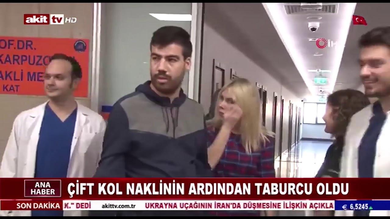Çift Kol Nakli Sonrası Doktoruyla Tokalaştı