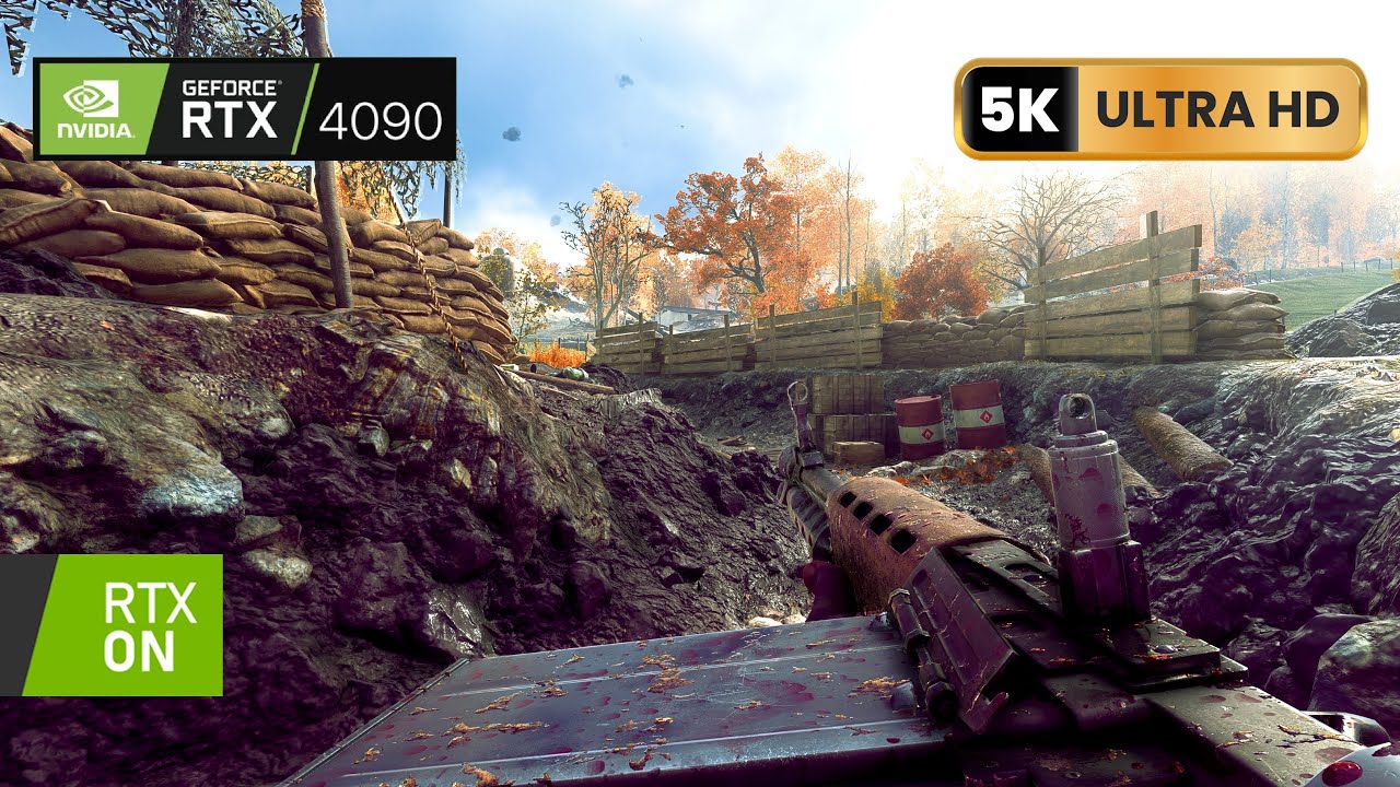 [5K] Battlefield V 2023 Ray Tracing Mod Ultra Settings | RTX 4090 Ryzen 5800X3D
