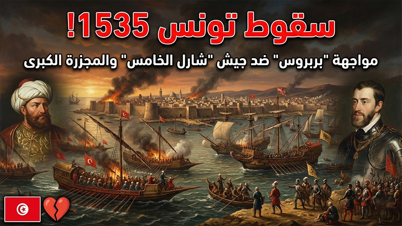 سقوط تونس 1535! مواجهة 